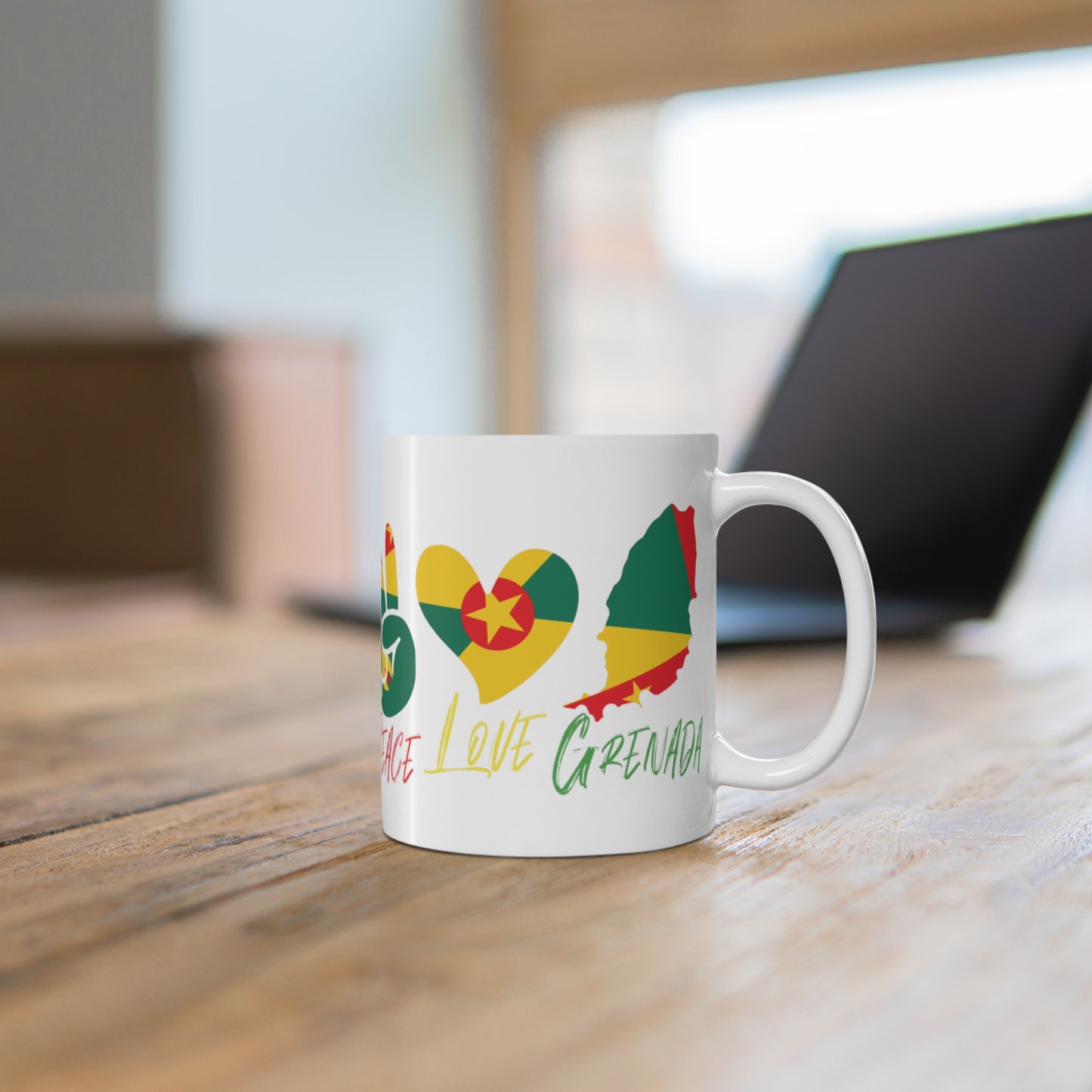 Peace, Love, Grenada - Mug 11oz (#M003)