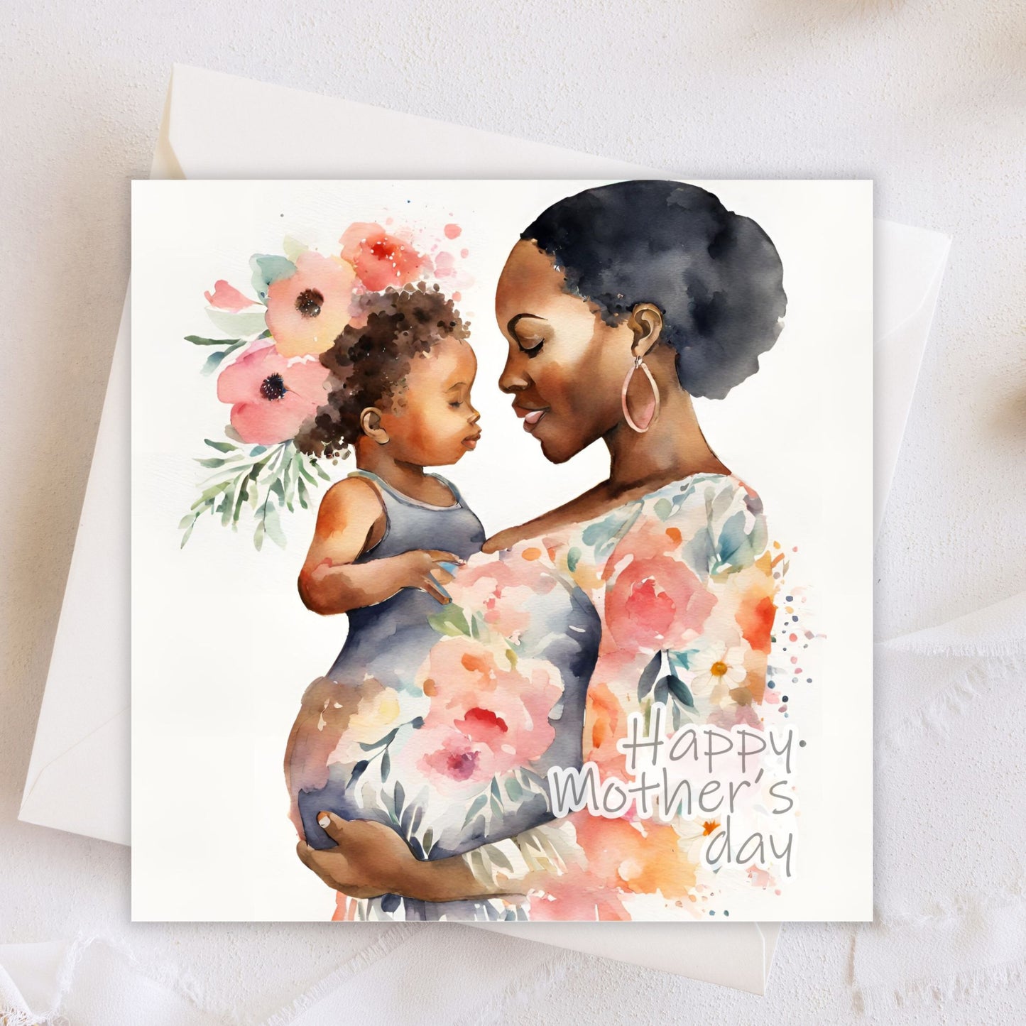 Happy Mother's Day Greeting Card (Blank Inside) #GC013 | Free UK Delivery