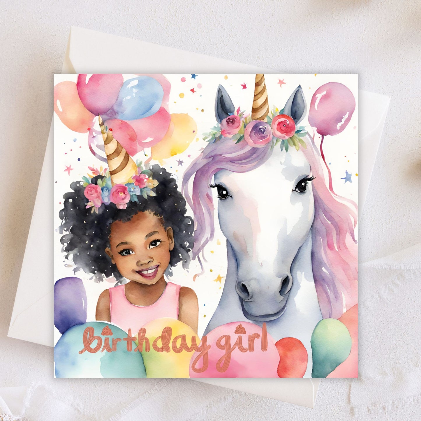 Happy Birthday Greeting Card (Blank Inside) #GC027 | Free UK Delivery