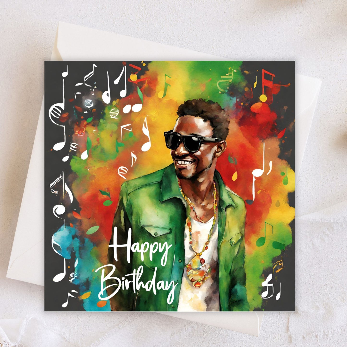 Happy Birthday Greeting Card (Blank Inside) #GC032 | Free UK Delivery