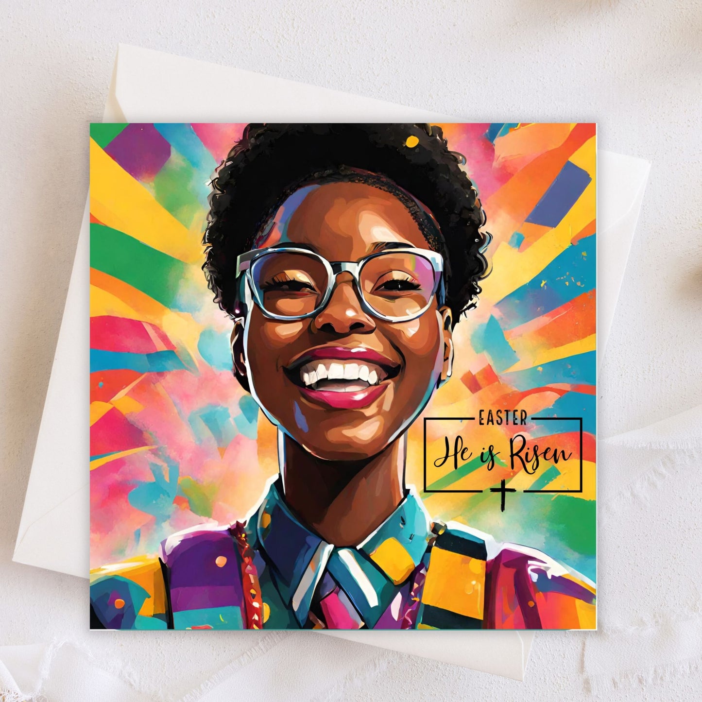 Happy Easter | Greeting Card (Blank Inside) #GC036 | Free UK Delivery