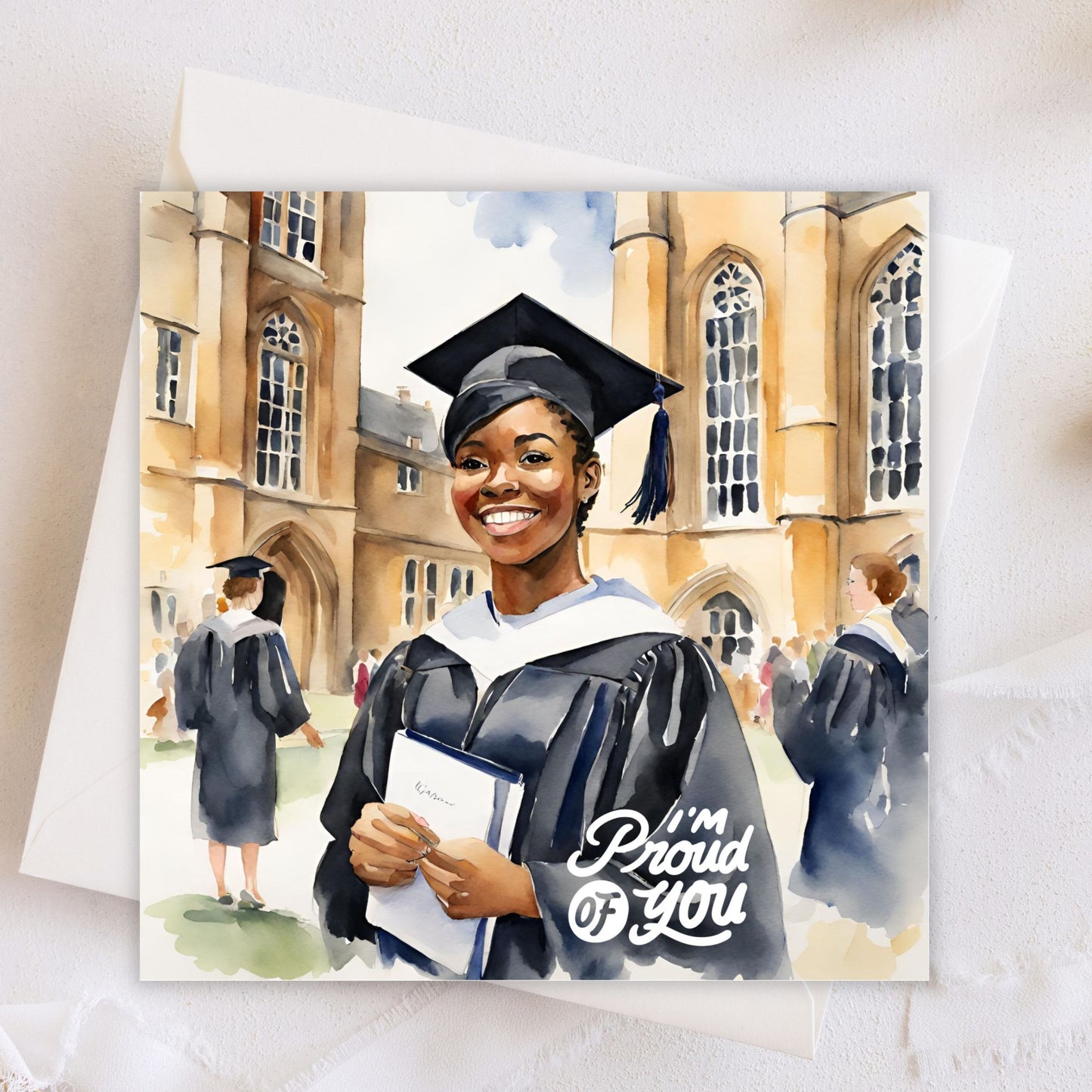 Happy Graduation | Greeting Card (Blank Inside) #GC038 | Free UK Delivery