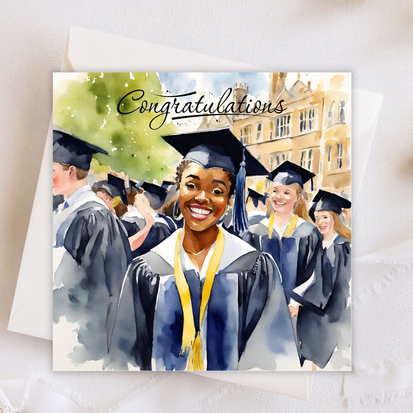 Happy Graduation | Greeting Card (Blank Inside) #GC041 | Free UK Delivery