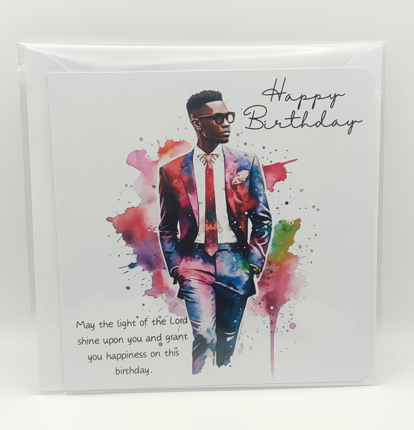 Happy Birthday Greeting Card (Blank Inside) #GC002 | Free UK Delivery